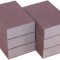 Set 6 x burete pentru curatat oale, cratite Foamworld, 10 x 7 x 2.5 cm, maro
