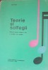 Teorie si solfegii - Edith Visky