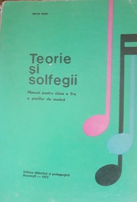 Teorie si solfegii - Edith Visky foto