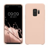 Husa kwmobile pentru Samsung Galaxy S9, Silicon, Roz, 44182.225
