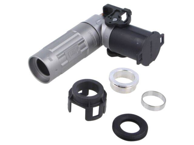 Conector alimentare DC tată unghi pe cablu AMPHENOL GEC 500A -40&divide;125&deg;C