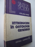 Introducere in Ontologia generala - Calina Mare