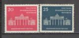 D.D.R.1958 Redeschiderea Portii Brandenburg SD.59, Nestampilat