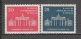 D.D.R.1958 Redeschiderea Portii Brandenburg SD.59, Nestampilat