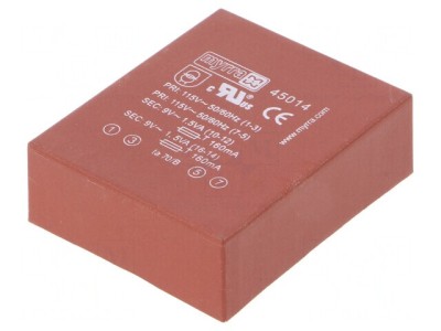 Transformator &amp;Icirc;ncapsulat 3VA 115/230V la 9V 167mA foto