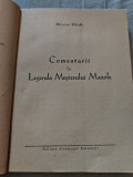 Mircea Eliade - Comentarii la legenda Meșterului Manole (Princeps-1943)