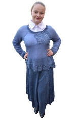 Bluze tricotate, rafinaye, bleumarin, gri, usor transparente foto
