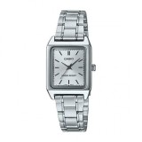 Casio LTP-V007D-7E Ceas Damă Quartz Cadran Alb Brățară Argintie 22mm