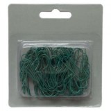 Set 100 carlige verzi pentru globuri de Craciun, 8 cm