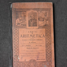 CARTE DE ARITMETICA PENTRU CLASA I PRIMARA URBANA - GR. PATRICIU EDITIA II-A