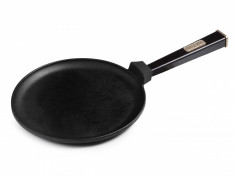 Tigaie din fonta pentru clatite Optima-Black 240?15mm Handy KitchenServ foto