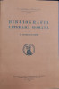 BIBLIOGRAFIA LITERARA ROMANA de N. GEORGESCU-TISTU - BUCURESTI, 1932 *Dedicatie