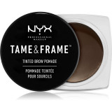 NYX Professional Makeup Tame &amp; Frame Brow pomadă pentru spr&acirc;ncene culoare 04 Espresso 5 g