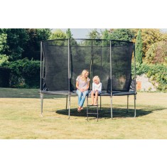 Set trambulina cu plasa de protectie telescopica 305 cm ZONE II EVOLUTION PLUM