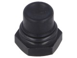 Capişon Negru Alamă Silicon APEM U1320 -40&divide;85&deg;C pentru Panou