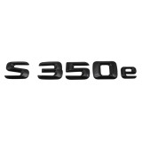 Emblema S 350e Negru, pentru spate portbagaj Mercedes