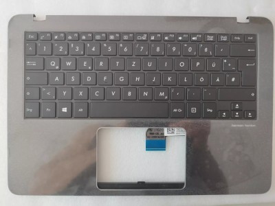 Carcasa superioara cu tastatura palmrest Laptop 2-in-1, Asus, ZenBook Flip UX360U, UX360UA, UX360UAK, 90NB0C03-R30GE0, 13NB0C03AM03211, iluminata, nea foto