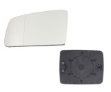 Geam oglinda exterioara cu suport fixare Mercedes Clasa G (W461/463) 1997-2012, Stanga, incalzita; geam asferic; cromat, View Max