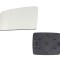 Geam oglinda exterioara cu suport fixare Mercedes Clasa G (W461/463) 1997-2012, Stanga, incalzita; geam asferic; cromat, View Max