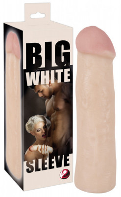 Big White - Manșon pentru penis, 22 cm foto