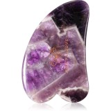 Crystallove Amethyst Gua Sha accesoriu de masaj 1 buc