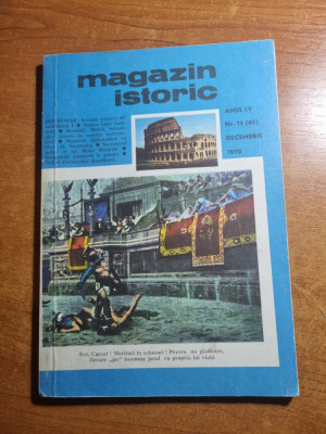 revista magazin istoric decembrie 1970 foto