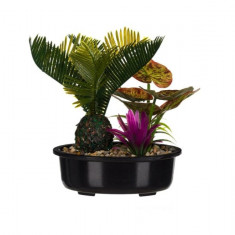 Plante exotice decorative in ghiveci, Plastic, 23 cm