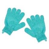 Mănuși Exfoliante de Baie, Verde Marin, Set 2 Bucăți, Oem