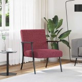 vidaXL fotoliu Roșu Vin 59 x 75 x 78 cm țesătură 42017673