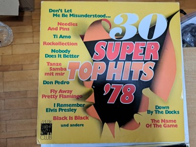 Disc Vinil 30 Super Top Hits &amp;#039;78 Musik-Club-66 606 5 foto