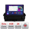 Navigatie Audi Q3 2011-2018 Android Octa Core Ecran 2K QLED GPS 4G 4+32GB 360 KIT-q3+EDT-E409-2K CarStore Technology