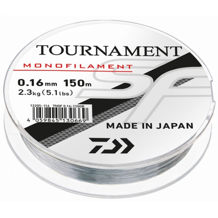 Fir Monofilament DAIWA Tournament SF, Grey, 3000m, 0.30mm, 7.9kg