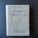 MANUAL PENTRU BETON ARMAT