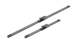 Stergator parbriz Bosch Aerotwin, Cauciuc+Grafit, Tip Plat, Diverse Lungimi (350-750mm), Carlig/Universal, Toyota Corolla/Prius