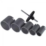 Set carote carbura 33,43,53,67,73 mm