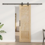 ușă glisantă vidaXL cu set de accesorii &quot;ORKDAL&quot; Lemn masiv de pin