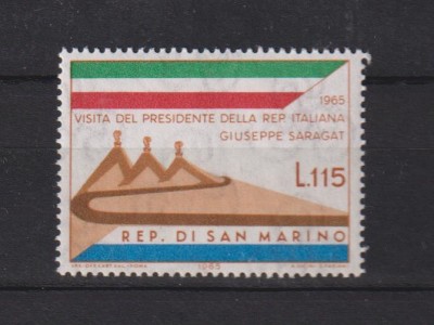 SAN MARINO,1966 OFICIALITATI MI. 849 MNH foto