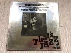 chick corea tones for joan&#039;s bones 1968 disc vinyl lp muzica jazz hard bop gatefold atlantic records 1976 VG+