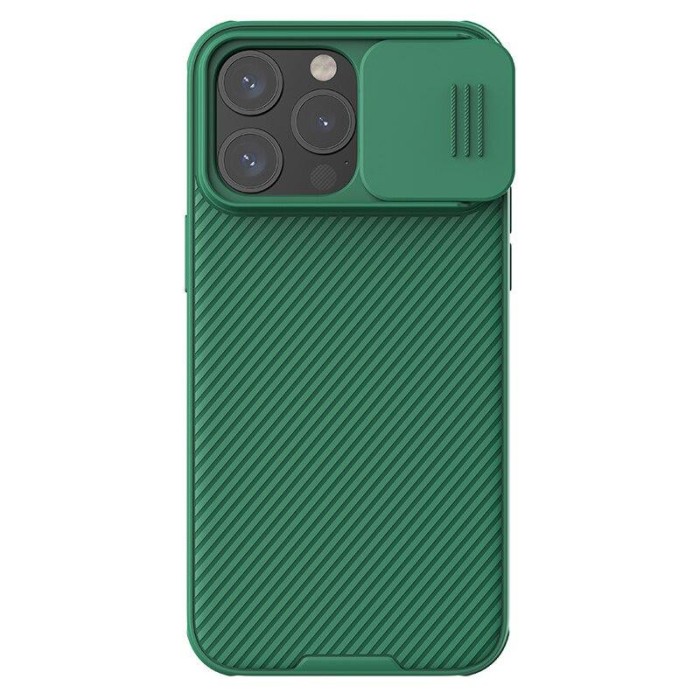 Husa Nillkin compatibila cu iPhone 15 Pro Max, CamShield Pro, TPU, Verde
