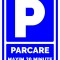 Semn de parcare maxim 30 minute