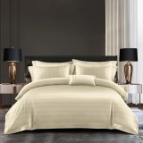 Cumpara ieftin Lenjerie de Pat Damasc 6 Piese,Bej Deschis - ION04