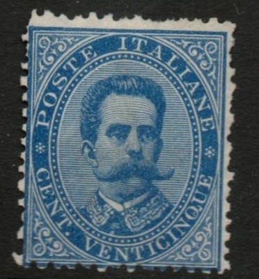 Italy 1879 King Umberto I 25C Mi.40A MH AM.427 foto