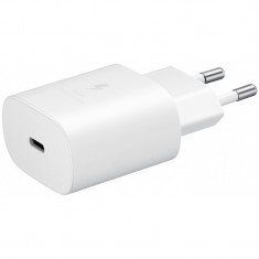 Incarcator Retea USB Samsung EP-TA800EWE, Fast Charge, 25W, 1 X USB Tip-C, Alb