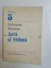 ARTA SI STIINTA de SOLOMON MARCUS 1986