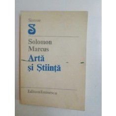 ARTA SI STIINTA de SOLOMON MARCUS 1986