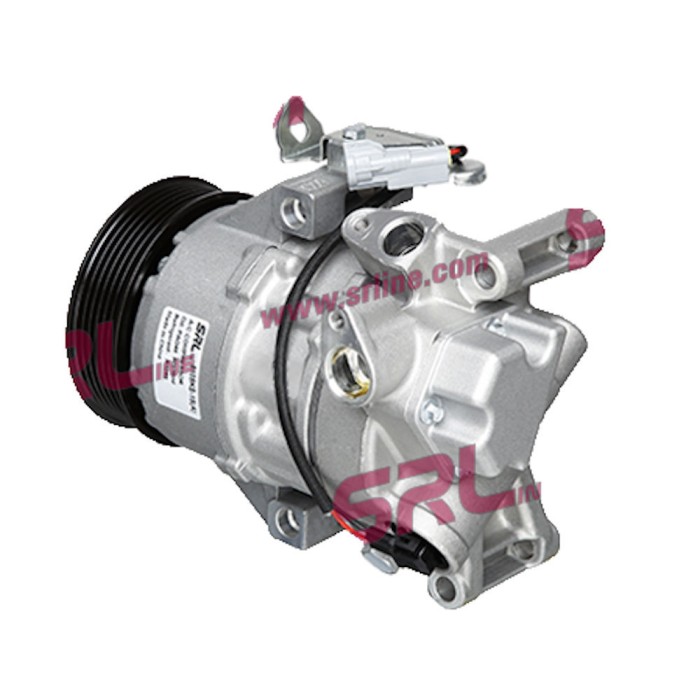 Compresor aer conditionat Toyota Auris, 2007-2012, Urban Cruiser, 2009-, motor 1.33, 74kw, benzina; 1.4 D-4D, 66kw, diesel, rola curea 100 mm, 6 cane