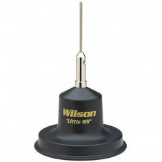 Antena magnetica CB Wilson Little Wil, 26 - 29 MHz, 300 W, 1 m, Negru