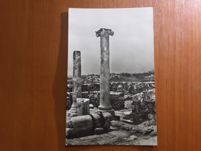 Ruinele cetatii Histria ( secolele VII -VI i.e.n. ) - carte postala necirculata foto