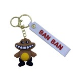 Breloc BanBan Garten Sheriff Toodster, silicon, 7cm, chei, ghiozdan, cadou copii 3+