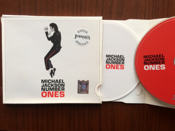michael jackson number ones cd disc muzica pop sony music jurnalul national 2009